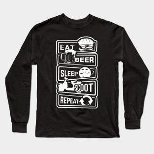 Scooterist Activity Long Sleeve T-Shirt